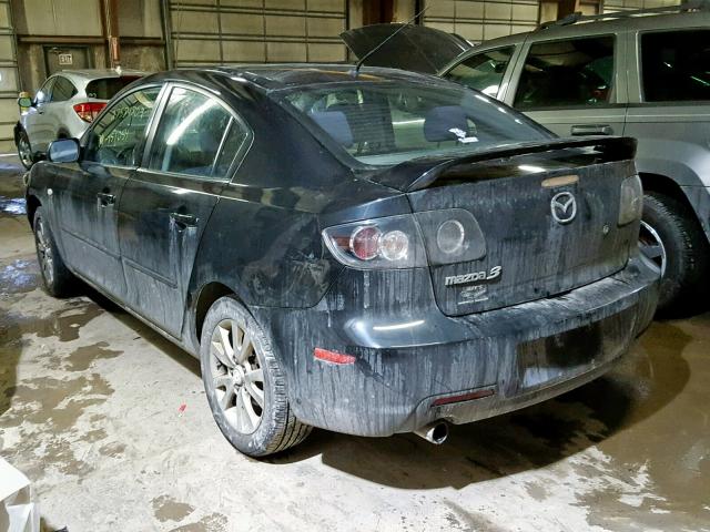 JM1BK32F871767282 - 2007 MAZDA 3 I BLACK photo 3