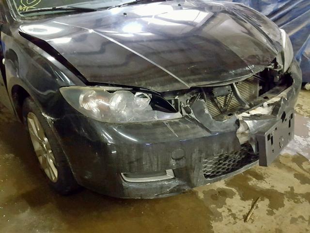 JM1BK32F871767282 - 2007 MAZDA 3 I BLACK photo 9