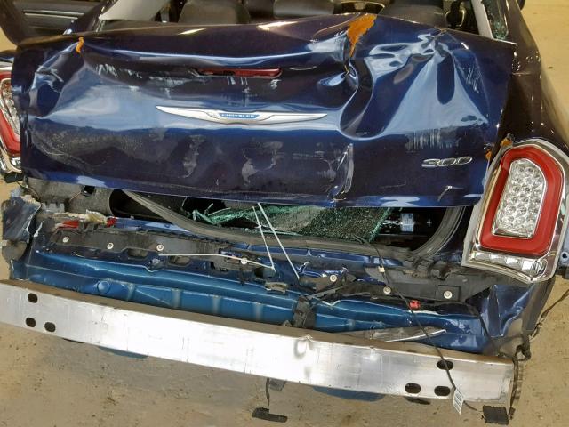 2C3CCAAG1FH931959 - 2015 CHRYSLER 300 LIMITE BLUE photo 9