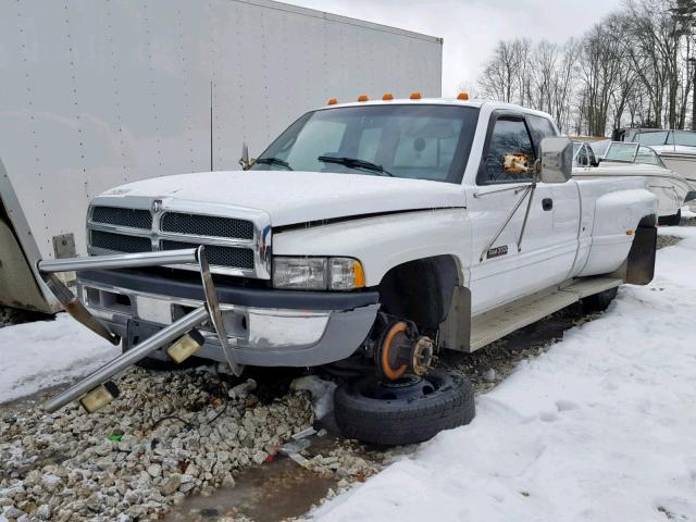 3B7MC33C8SM148641 - 1995 DODGE RAM 3500 WHITE photo 2