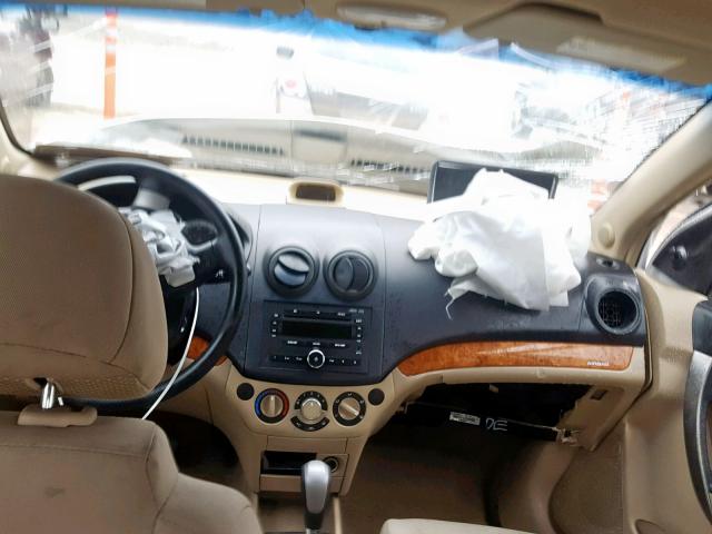 KL1TD56677B061538 - 2007 CHEVROLET AVEO BASE Ağ foto 9