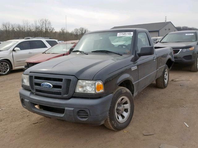 1FTYR10D69PA12868 - 2009 FORD RANGER BLACK photo 2