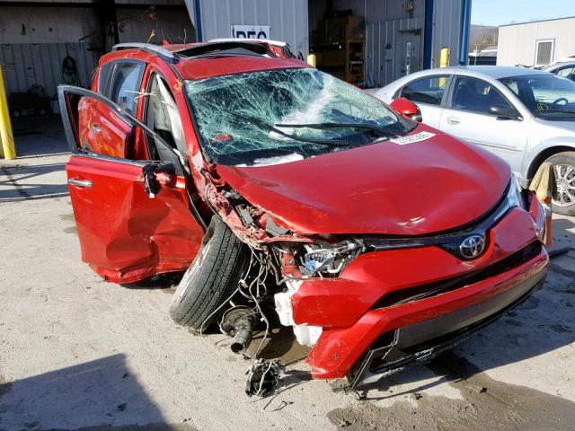 JTMDFREV4GJ058299 - 2016 TOYOTA RAV4 LIMIT RED photo 1