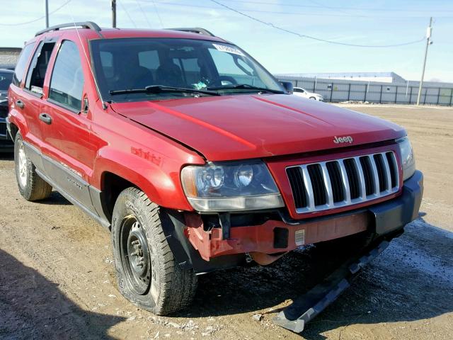 1J4GW48S94C116029 - 2004 JEEP GRAND CHER MAROON photo 1