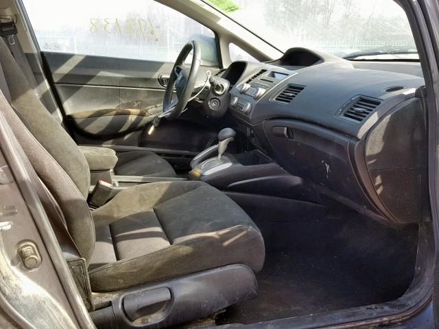 2HGFA1F62BH504316 - 2011 HONDA CIVIC LX-S Մոխրագույն լուսանկար 5