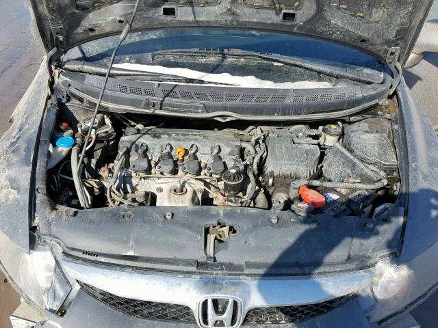 2HGFA1F62BH504316 - 2011 HONDA CIVIC LX-S Մոխրագույն լուսանկար 7