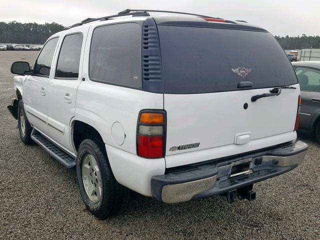 1GNEK13Z36J105870 - 2006 CHEVROLET TAHOE K150 WHITE photo 3