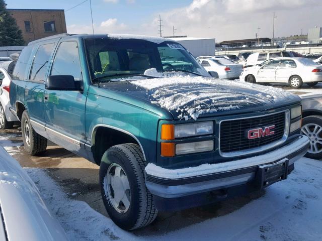 1GKEK13R9WJ718900 - 1998 GMC YUKON GREEN photo 1