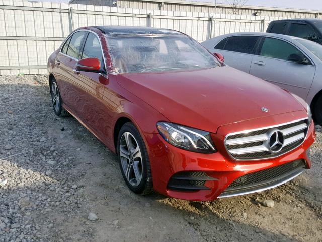 WDDZF4KB7JA372867 - 2018 MERCEDES-BENZ E 300 4MAT RED photo 1