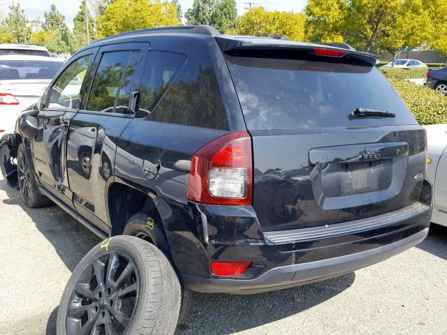 1C4NJCBA8FD263042 - 2015 JEEP COMPASS SP BLACK photo 3