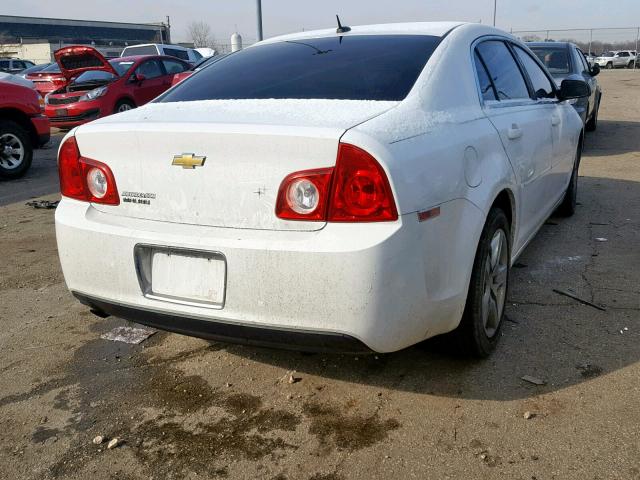 1G1ZB5EB2AF108166 - 2010 CHEVROLET MALIBU LS თეთრი ფოტო 4