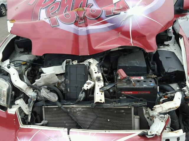 JTLKE50E581027935 - 2008 TOYOTA SCION XB Қызыл фото 7