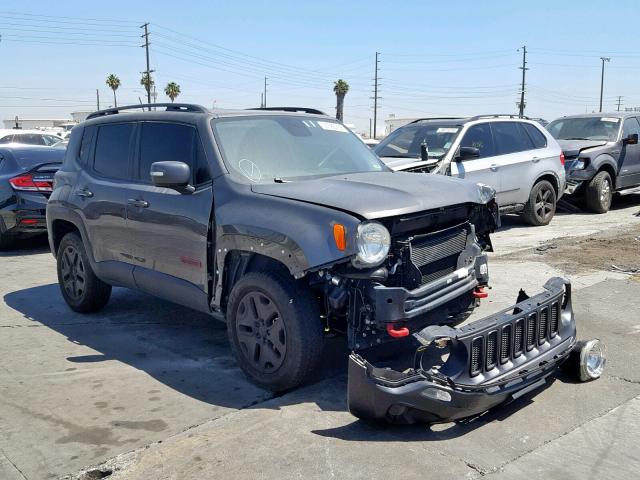 ZACCJBCT1GPD78702 - 2016 JEEP RENEGADE T GRAY photo 1