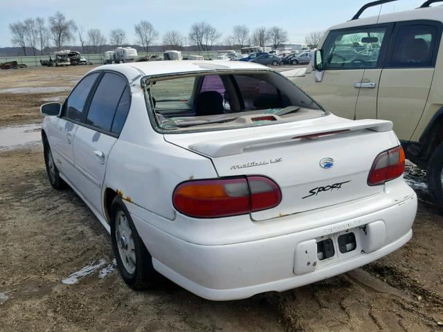 1G1NE52M1W6118528 - 1998 CHEVROLET MALIBU LS WHITE photo 3