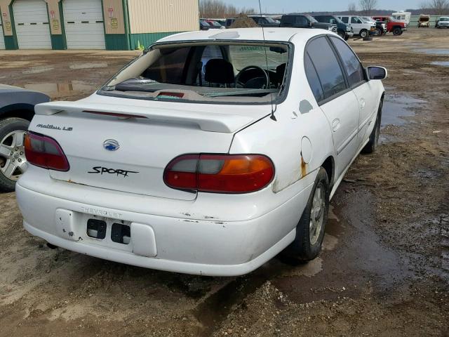 1G1NE52M1W6118528 - 1998 CHEVROLET MALIBU LS WHITE photo 4