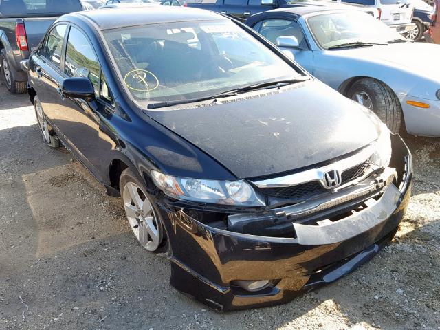 19XFA1F68BE018457 - 2011 HONDA CIVIC LX-S أسود صورة 1