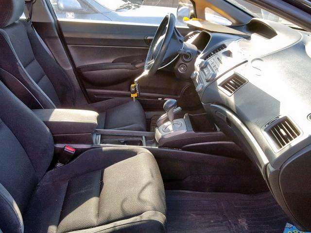 19XFA1F68BE018457 - 2011 HONDA CIVIC LX-S أسود صورة 5