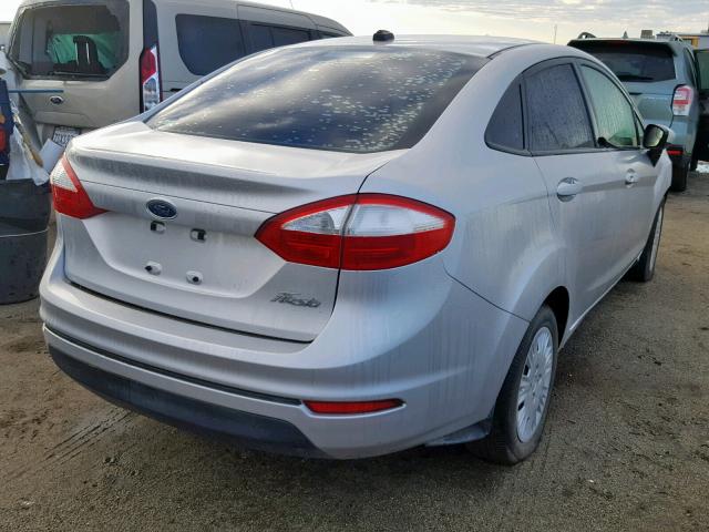 3FADP4AJ2EM148768 - 2014 FORD FIESTA S SILVER photo 4