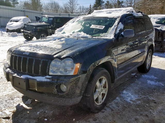 1J8GR48KX7C537624 - 2007 JEEP GRAND CHER BLACK photo 2