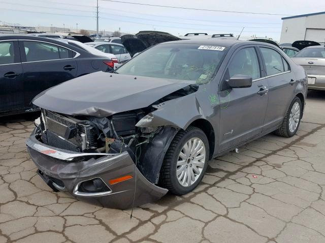 3FADP0L36CR276597 - 2012 FORD FUSION HYB GRAY photo 2