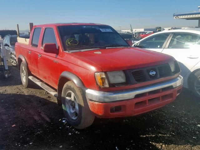 1N6ED27T2YC302516 - 2000 NISSAN FRONTIER C RED photo 1