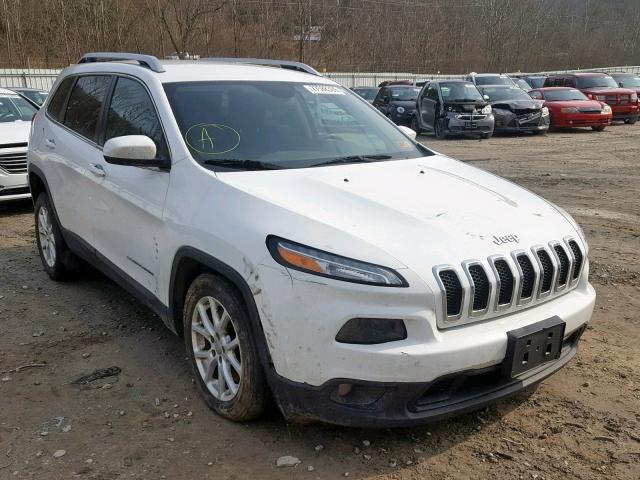 1C4PJLCBXFW747136 - 2015 JEEP CHEROKEE L WHITE photo 1