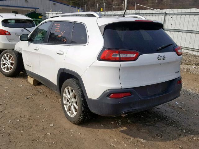 1C4PJLCBXFW747136 - 2015 JEEP CHEROKEE L WHITE photo 3