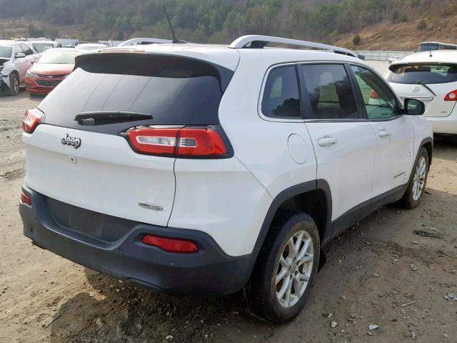 1C4PJLCBXFW747136 - 2015 JEEP CHEROKEE L WHITE photo 4