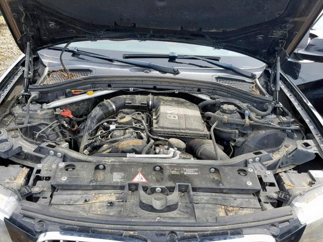 5UXWX7C59BL734755 - 2011 BMW X3 XDRIVE3 BLACK photo 7