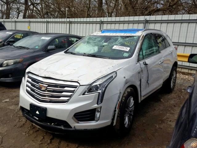 1GYKNDRS9HZ242843 - 2017 CADILLAC XT5 LUXURY WHITE photo 2