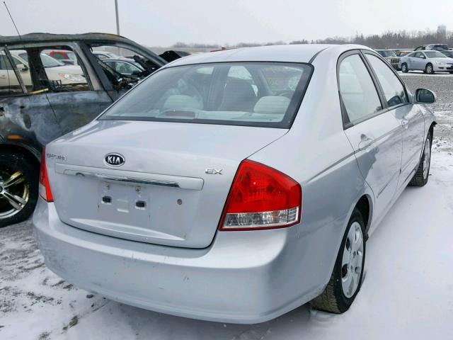 KNAFE122775420798 - 2007 KIA SPECTRA EX SILVER photo 4