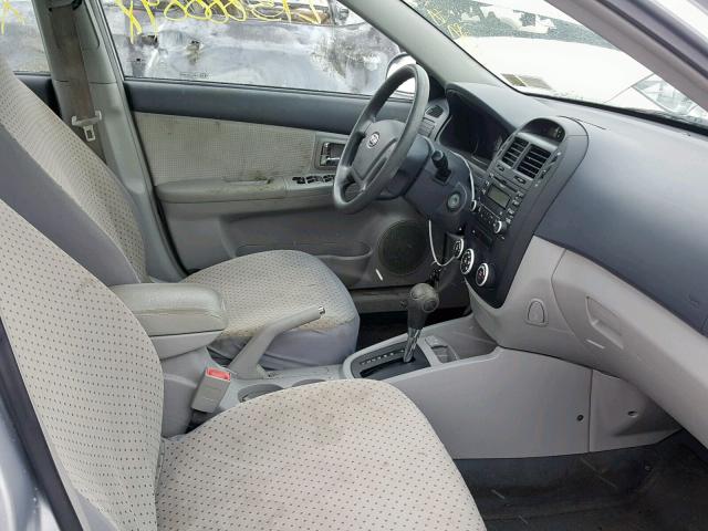 KNAFE122775420798 - 2007 KIA SPECTRA EX SILVER photo 5