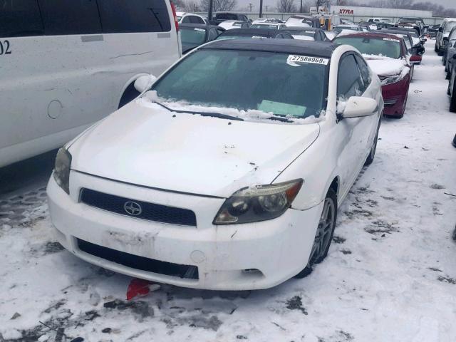 JTKDE167260088371 - 2006 TOYOTA SCION TC WHITE photo 2