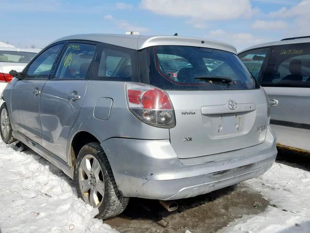 2T1KR32E66C609410 - 2006 TOYOTA COROLLA MA SILVER photo 3