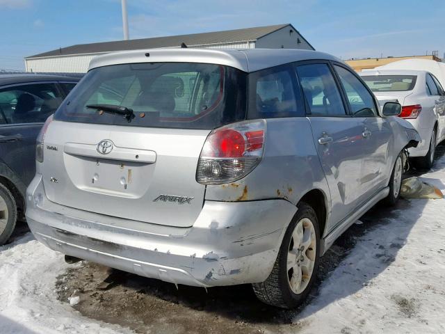 2T1KR32E66C609410 - 2006 TOYOTA COROLLA MA SILVER photo 4