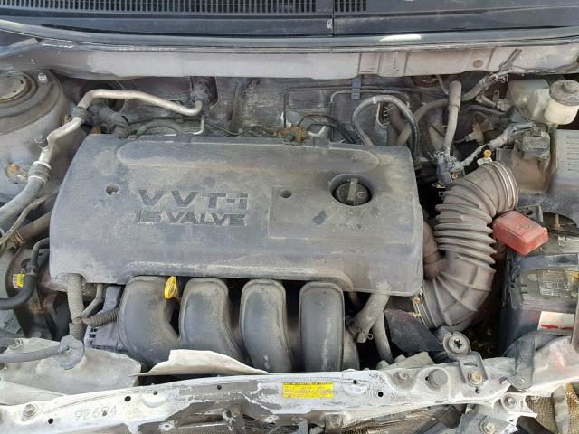 2T1KR32E66C609410 - 2006 TOYOTA COROLLA MA SILVER photo 7