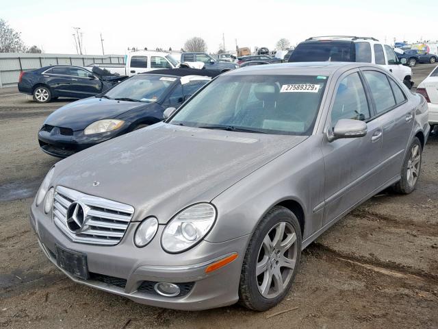 WDBUF56X07B041582 - 2007 MERCEDES-BENZ E 350 SILVER photo 2