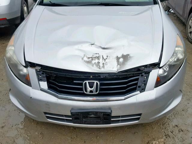 JHMCP26869C001262 - 2009 HONDA ACCORD EXL SILVER photo 9