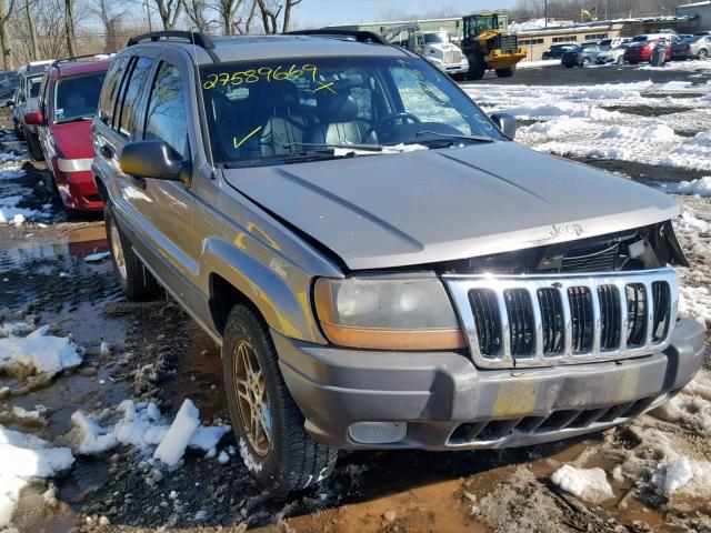 1J8GW48N72C110977 - 2002 JEEP GRAND CHER BROWN photo 1