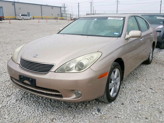 JTHBA30G055079344 - 2005 LEXUS ES 330 GOLD photo 2