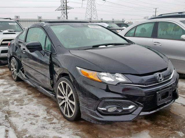 2HGFG3B01FH515177 - 2015 HONDA CIVIC EXL BLACK photo 1