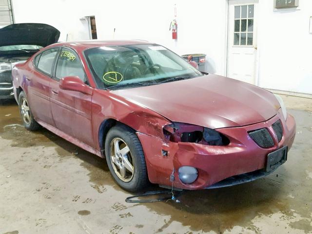 2G2WP522841290830 - 2004 PONTIAC GRAND PRIX RED photo 1
