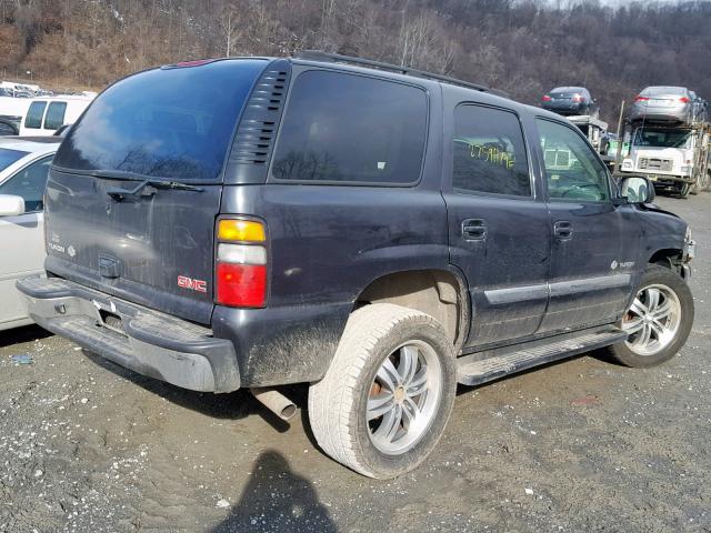 1GKEK13V94J188714 - 2004 GMC YUKON CHARCOAL photo 4