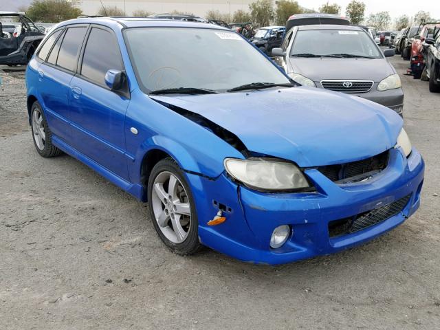 JM1BJ245031149658 - 2003 MAZDA PROTEGE PR BLUE photo 1