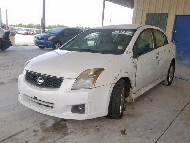 3N1AB6AP4AL699119 - 2010 NISSAN SENTRA 2.0 WHITE photo 2