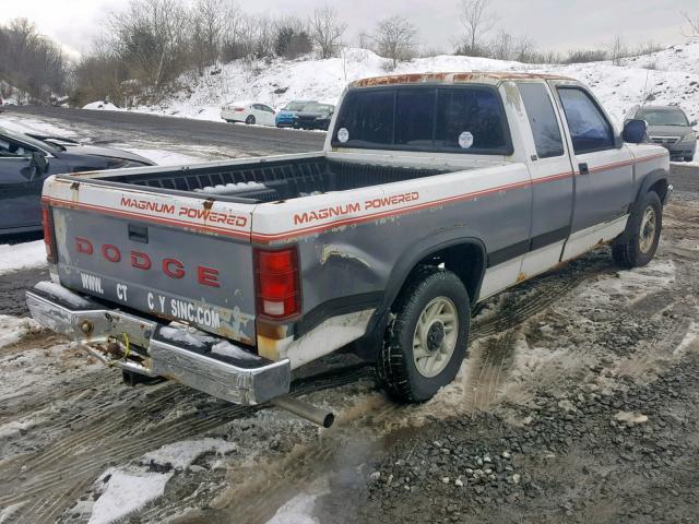 1B7FL23X8PS180008 - 1993 DODGE DAKOTA WHITE photo 4