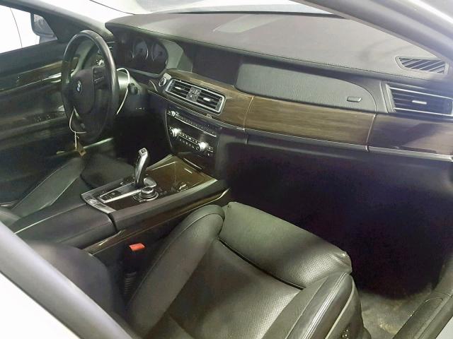 WBAKB8C58BCY65953 - 2011 BMW 750LI SILVER photo 5