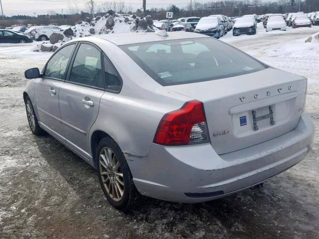 YV1MS382692450539 - 2009 VOLVO S40 2.4I GRAY photo 3