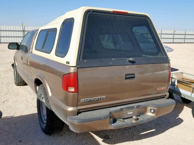 1GTCS19XX38175357 - 2003 GMC SONOMA BROWN photo 3