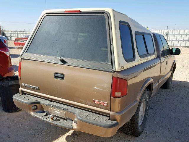 1GTCS19XX38175357 - 2003 GMC SONOMA BROWN photo 4